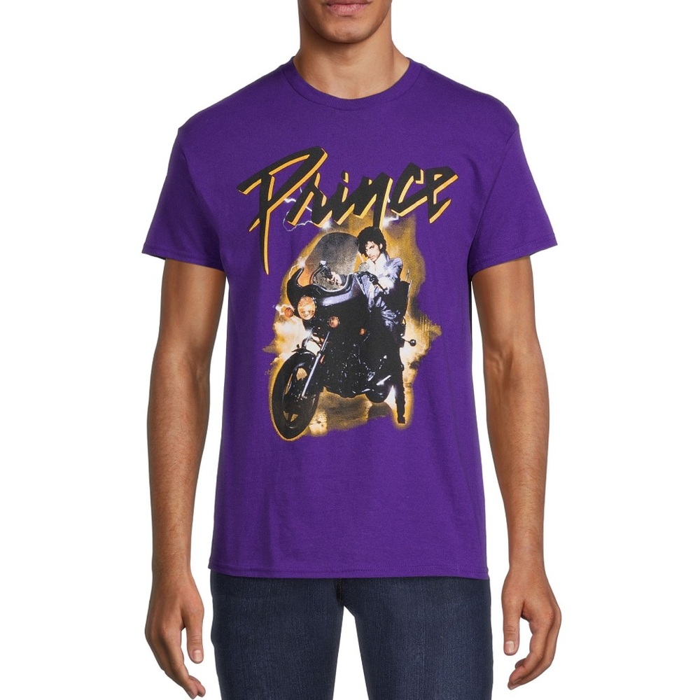 NWT Prince the Artist Shirt Sleeve Graphic Band Tee Shirt